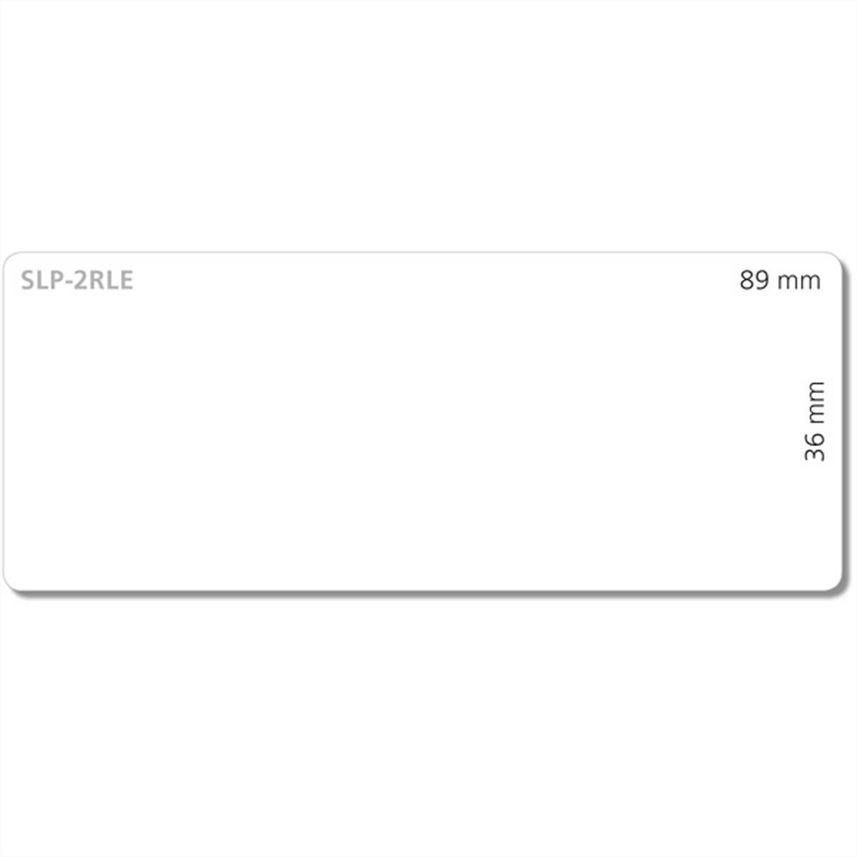 Seiko Instruments SLP-2RLE - Weiß - 36 x 89 mm 520 Etikett(en) (2 Rolle(n)