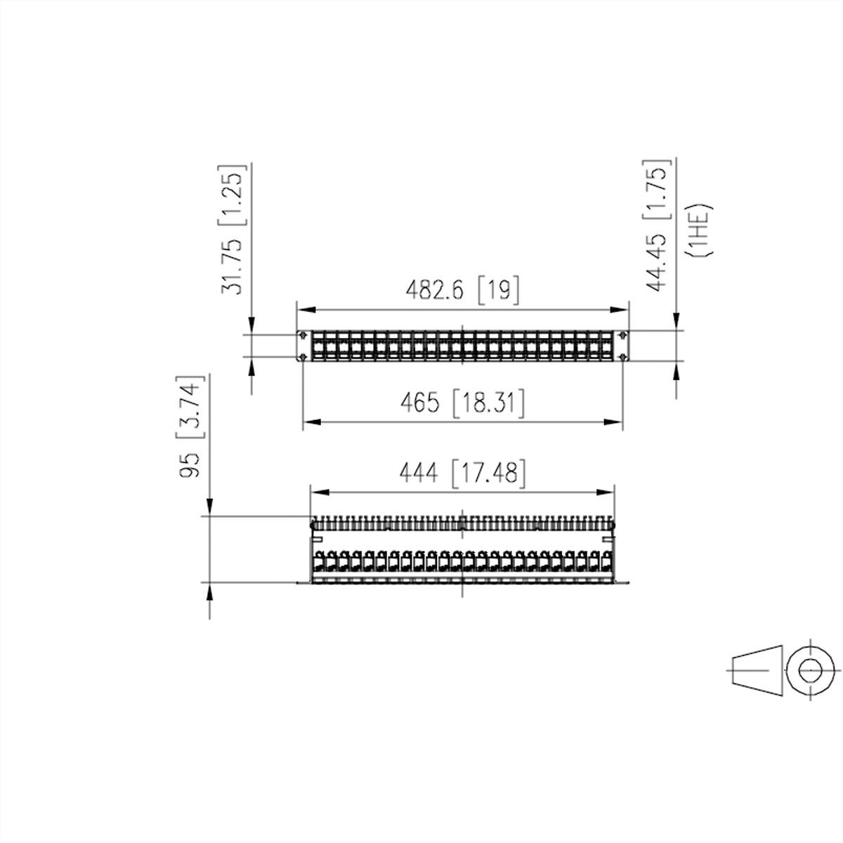 Metz Connect Patchfeld C6Amodul 24Port 130B11P0-E