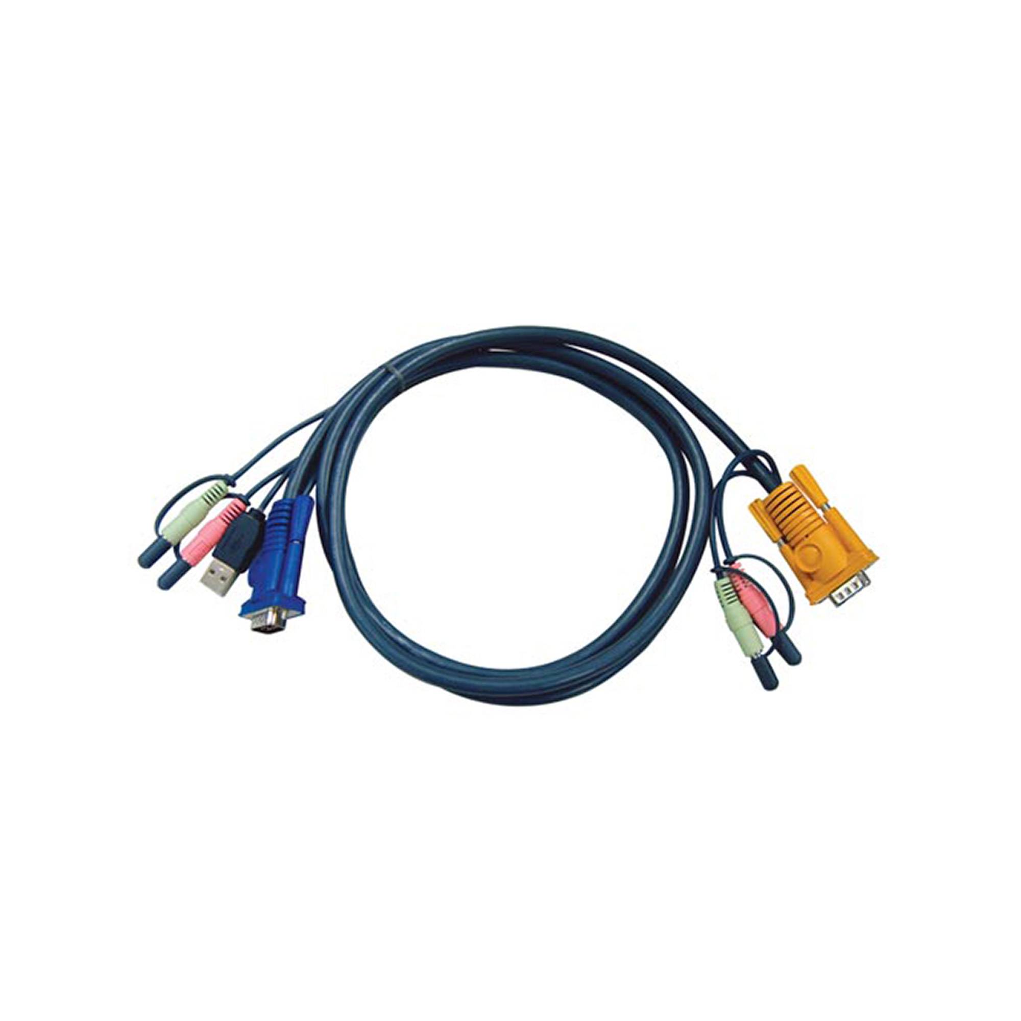 ATEN 2L-5303U - Tastatur- / Video- / Maus- / Audio-Kabel - USB, HD-15 (VGA)