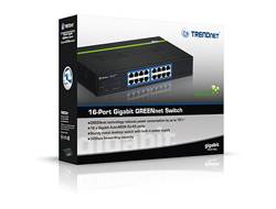 TRENDnet Switch 16 Port Gbit Desktop Metall