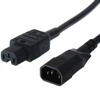 Bachmann - Stromkabel - IEC 60320 C14 zu IEC 60320 C15