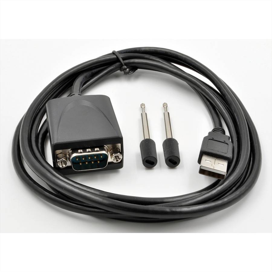 EXSYS EX-1311-2 USB 2.0 zu 1 x Seriell RS-232 1.8 Meter Kabel mit 9 Pin Stecker LED Anzeige