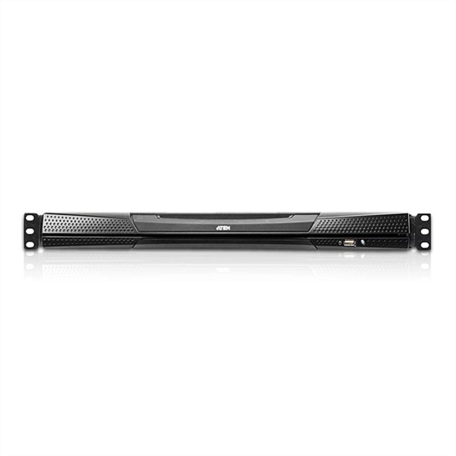 ATEN KL1516AiN KVM Over-IP Switch, 48cm TFT, VGA, PS/2-USB über Kat 5, 16 Ports, Deutsch