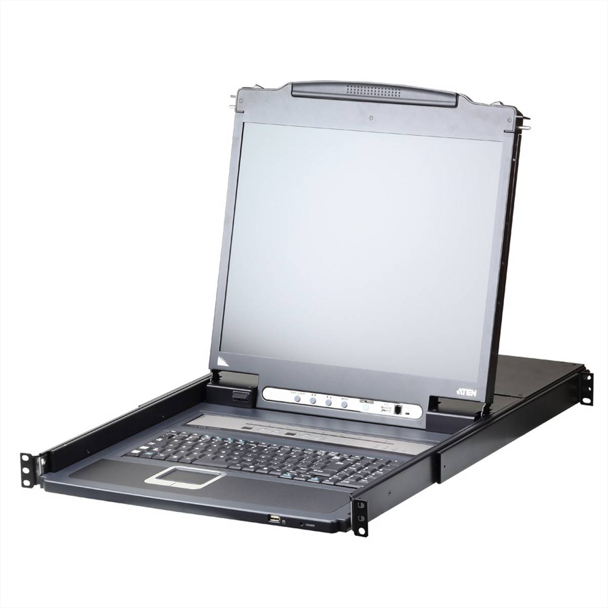 ATEN CL5708iM LCD KVM Switch Over IP, USB-PS/2,VGA , 8-Ports, UK-Layout