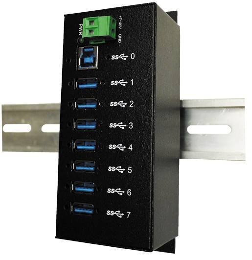Exsys Ex 1187HMVS - Hub - 7 x SuperSpeed USB 3.0