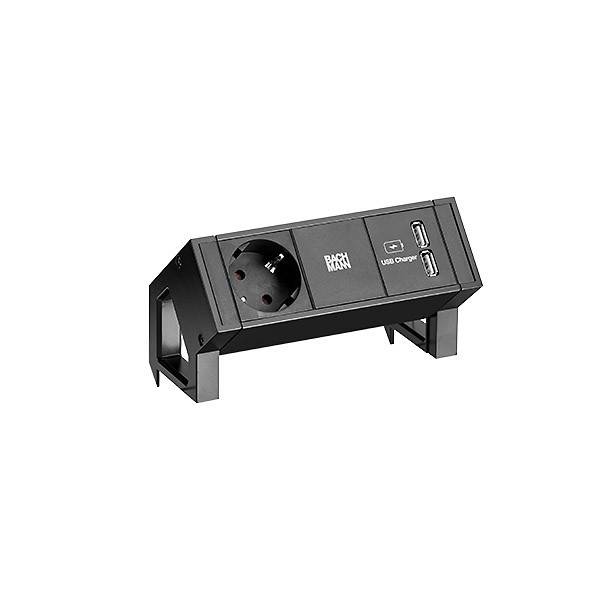Bachmann Steckdoseneinheit DESK 2 902.705