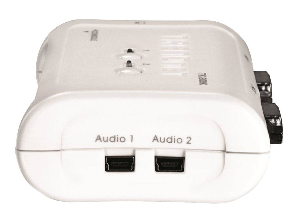 TRENDnet TK 209K - KVM-/Audio-Switch - 2 x KVM/Audio