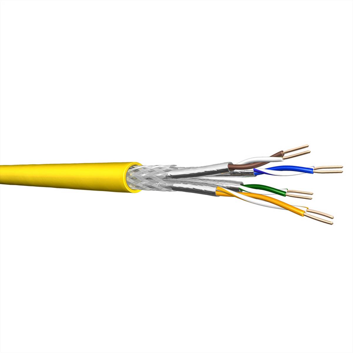 DRAKA UC2000/UCFUTURE COMPACT22 Cat.8.2 S/FTP H AWG 22 gelb, 1000 m