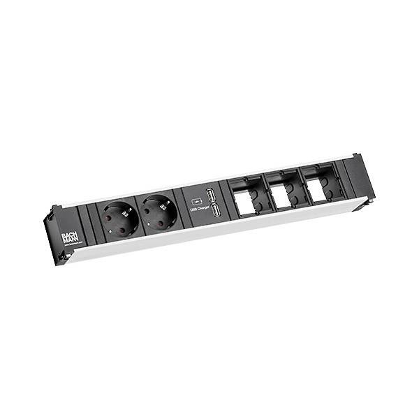 Bachmann Steckdoseneinheit sw 912.0168