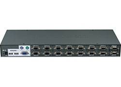 TRENDnet TK 1603R - KVM-/USB-Switch - 16 x KVM / USB