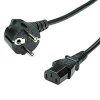 Bachmann - Stromkabel - CEE 7/4 nach unten abgewinkelt zu power IEC 60320 C13