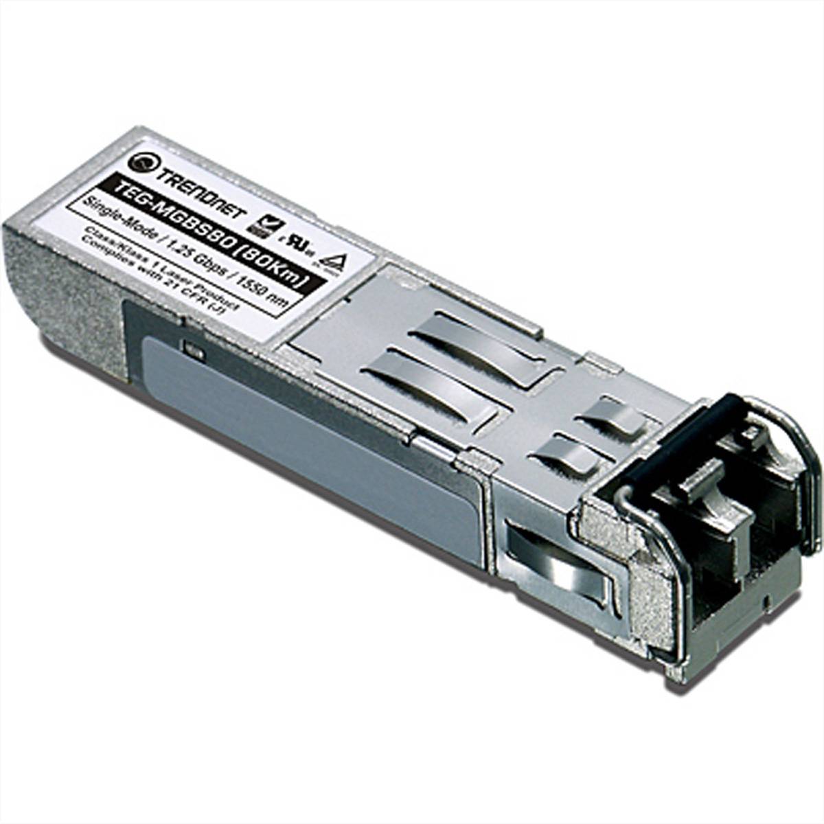TRENDnet TEG-MGBS80 Mini-GBIC Single-Mode LC Module (80KM)