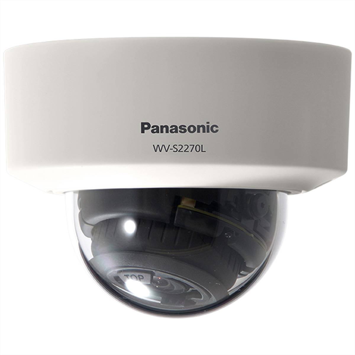 PANASONIC WV-S2270L 4K Fixed-Dome IP-Kamera, H.265, Varioobjektiv, IR, IK10, Inn