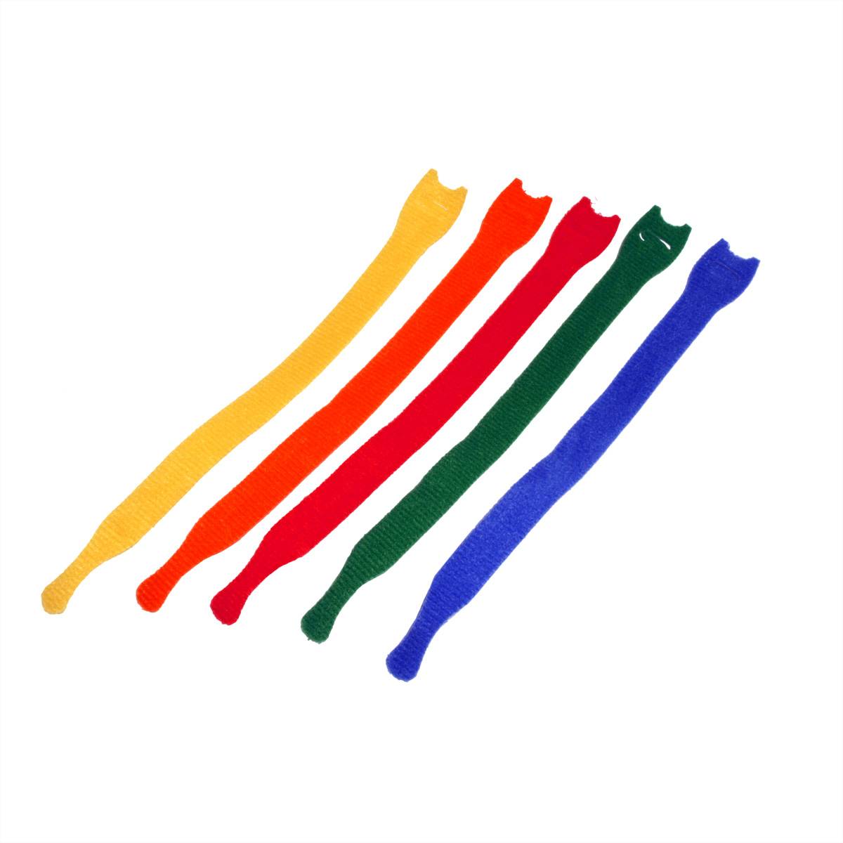 VELCRO® ONE-WRAP® Wiederverwendbare Klettstreifen, ONE-WRAP® Streifen 12mm x 20cm x 5 Multi