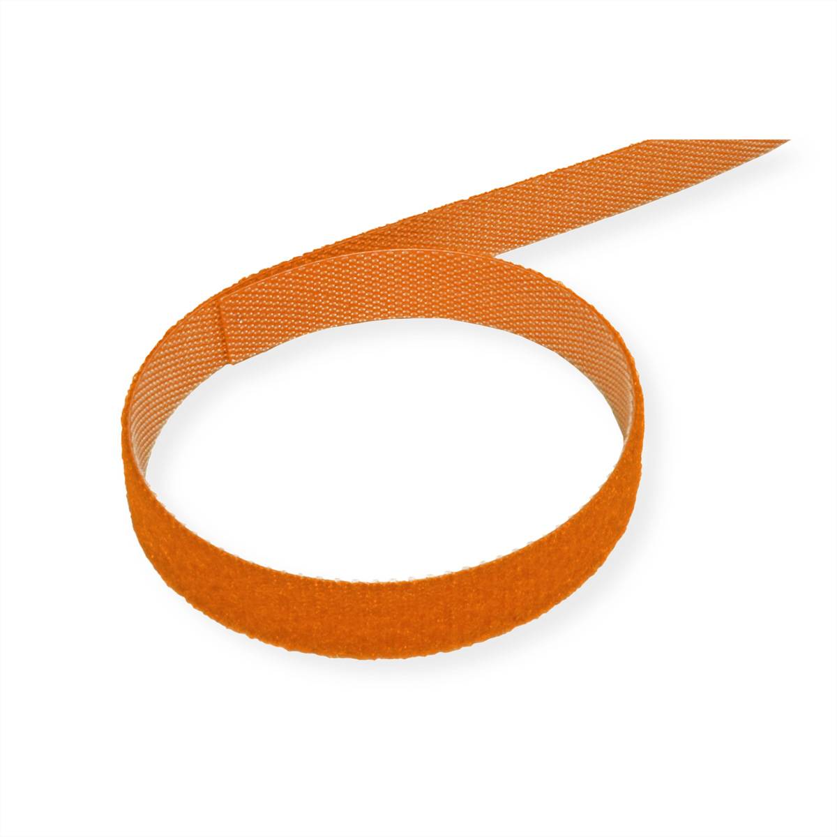 VELCRO® One Wrap® Band 10 mm breit, orange, 25 m