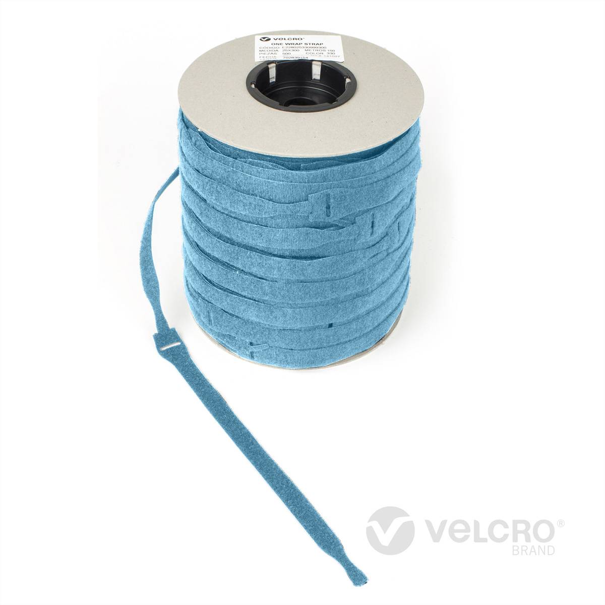 VELCRO® One Wrap® Strap 13mm x 200mm, 750 Stück, türkis