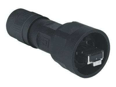 BTR E-DAT Industry IP67 V1 metal plug housing - Anschlussabdeckung - Schwarz