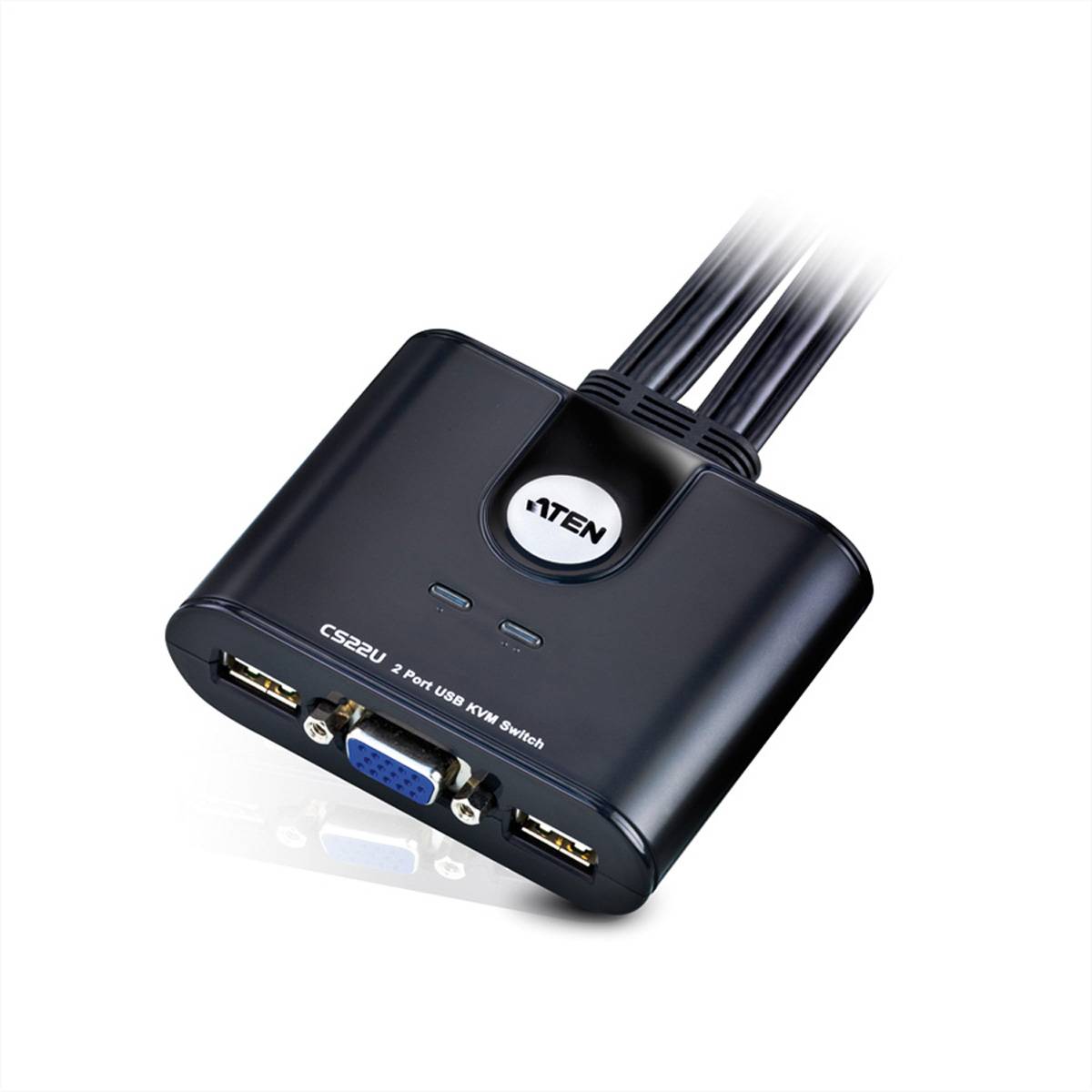 ATEN CS22U KVM Switch VGA, USB, 2 Ports