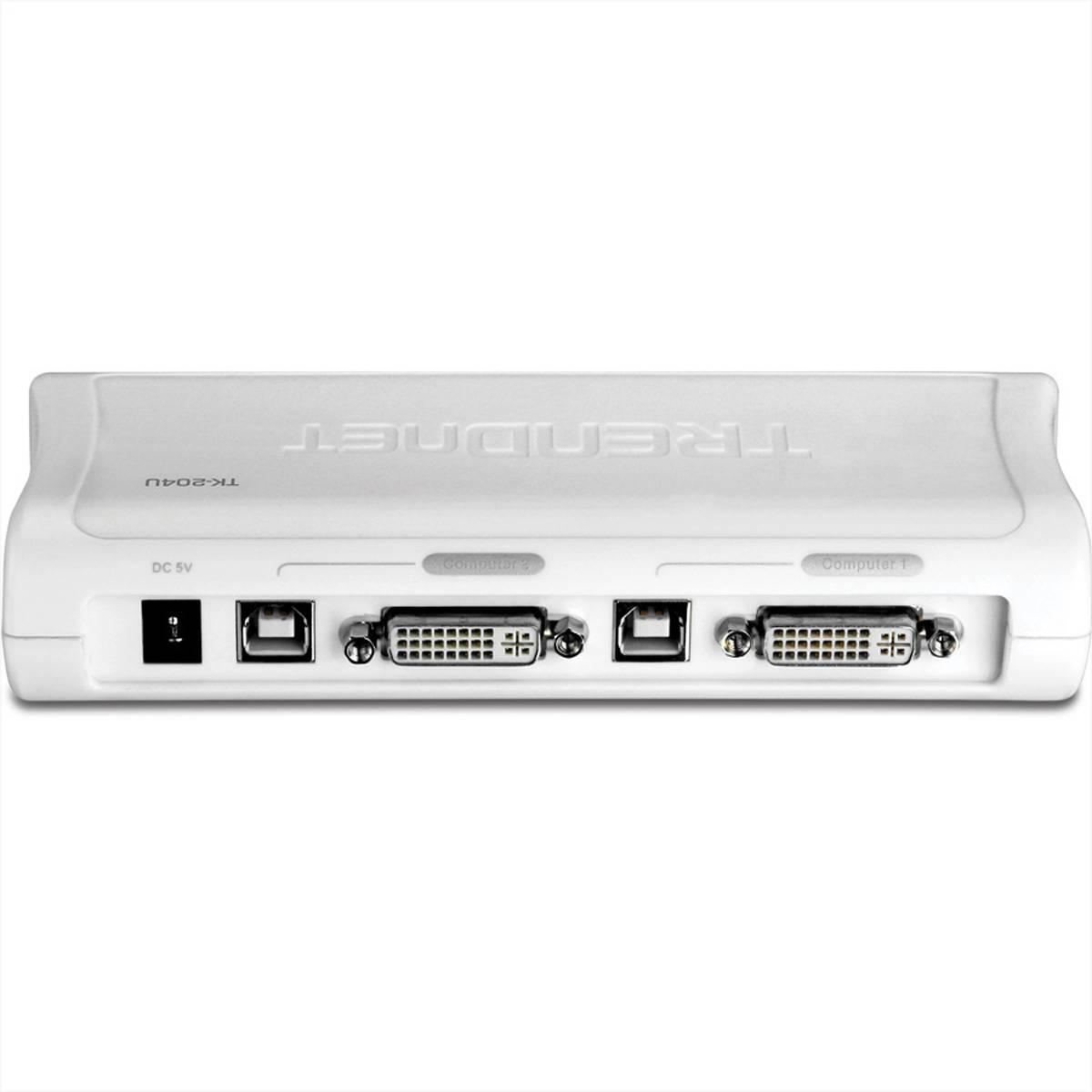 TRENDnet TK-204UK KVM Switch 2-Port DVI USB mit Audio Kit