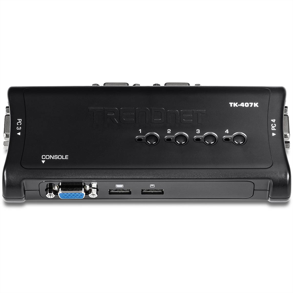 TRENDnet TK-407K KVM Switch 4-Port USB Kit