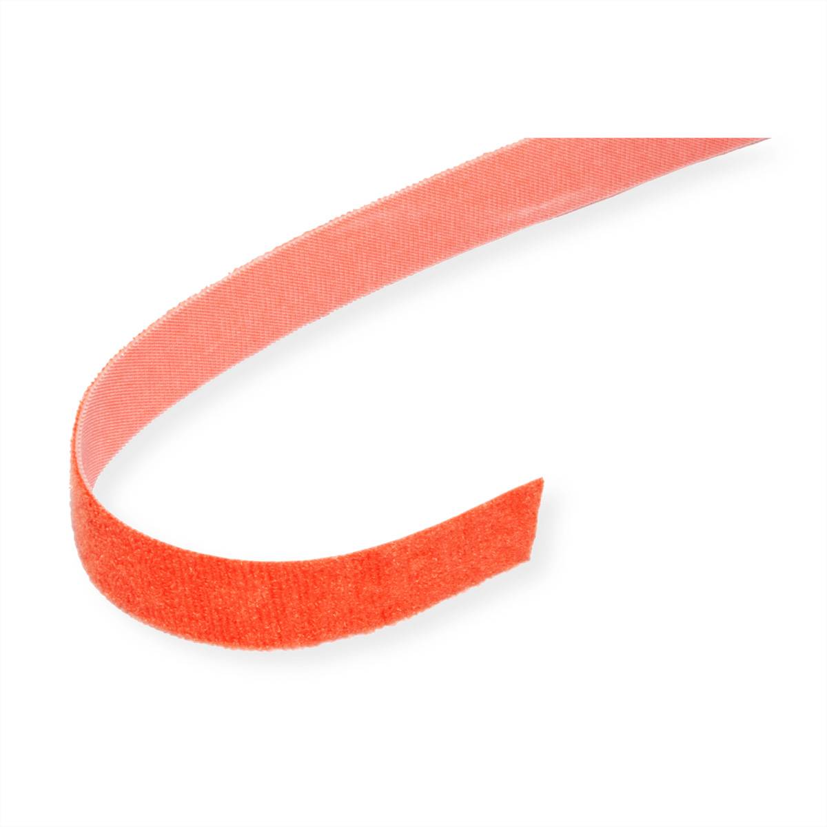 VELCRO® One Wrap® Band 20 mm breit, orange, 25 m