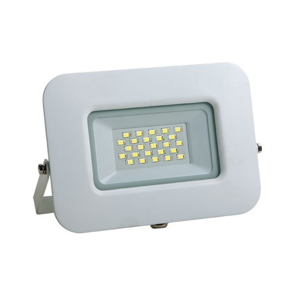 LED Flutlicht, 30 W, 2500 lm, 2800 K (warmweiß), LED Fluter, weiß, IP65 Flutlichtstrahler