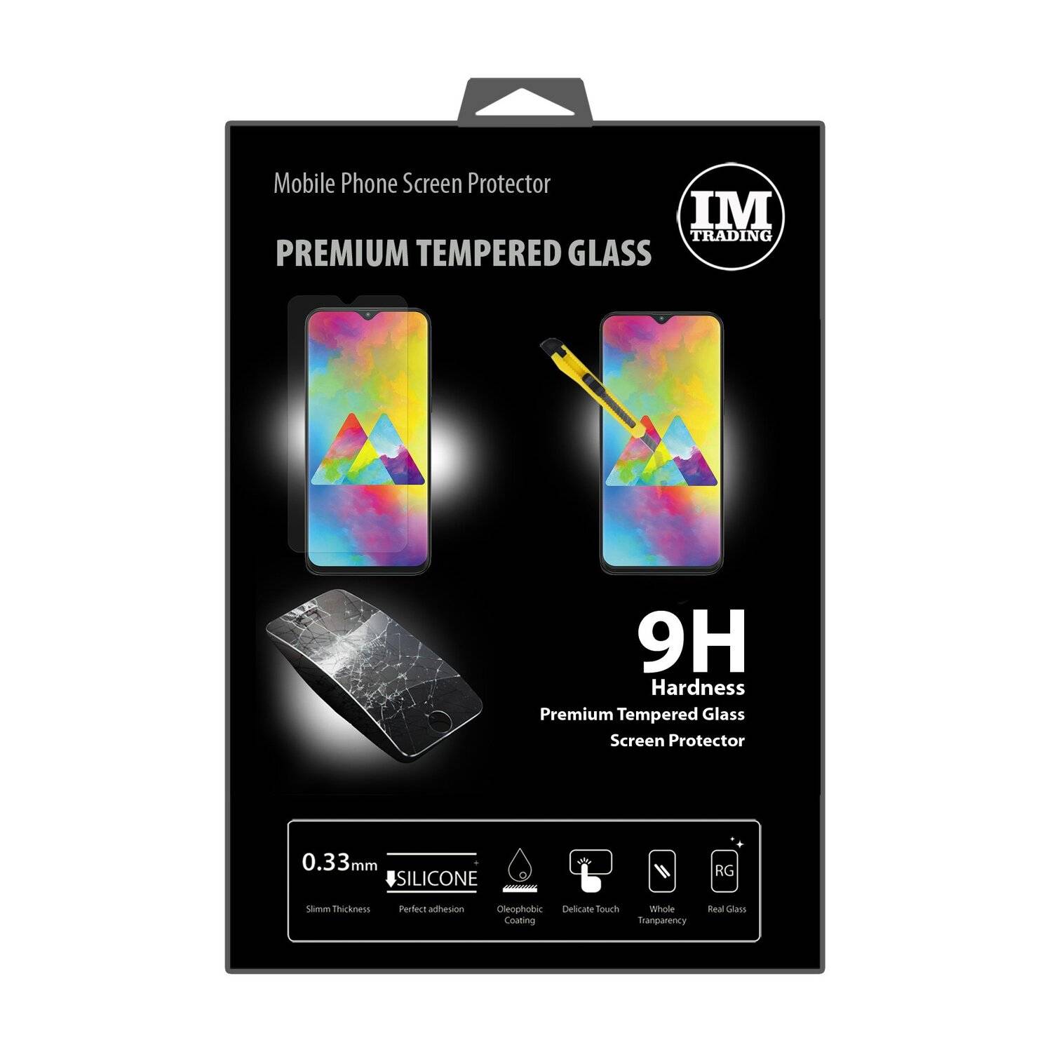 Schutzglas 9H für Samsung Galaxy M20 M205FD Displayschutzfolie Schutzfolie Passgenau Glas