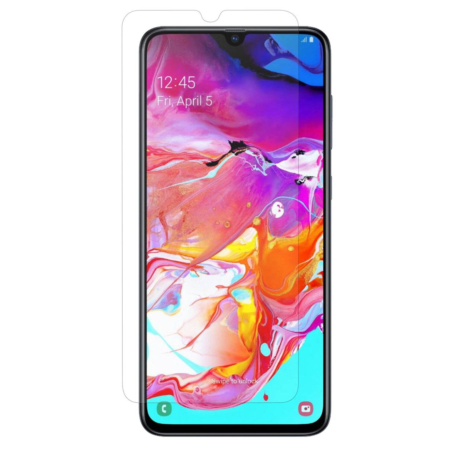 Schutzglas 9H für Samsung Galaxy A70 A705F Displayschutzfolie Schutzfolie Passgenau Glas