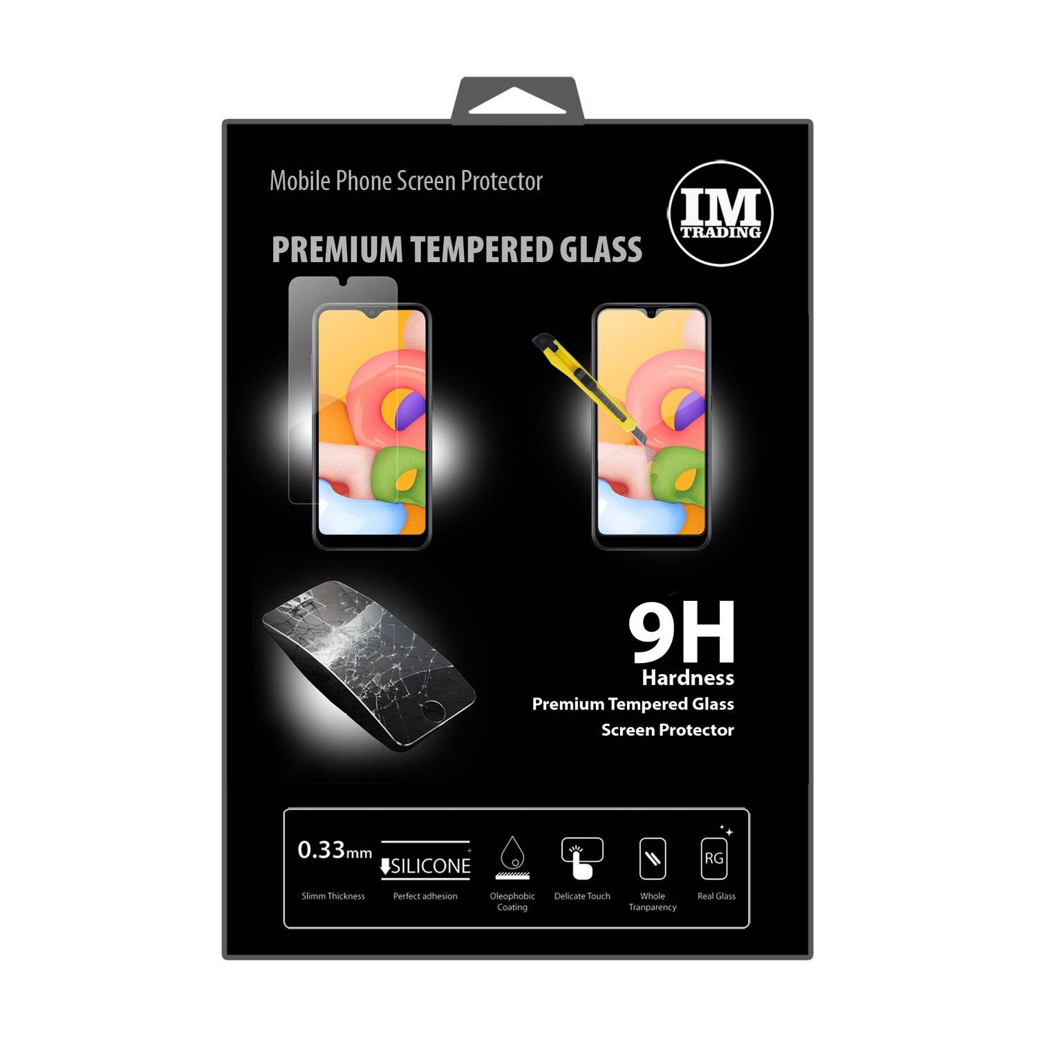 Schutzglas 9H für Samsung Galaxy A01 A015F Displayschutzfolie Schutzfolie Passgenau Glas