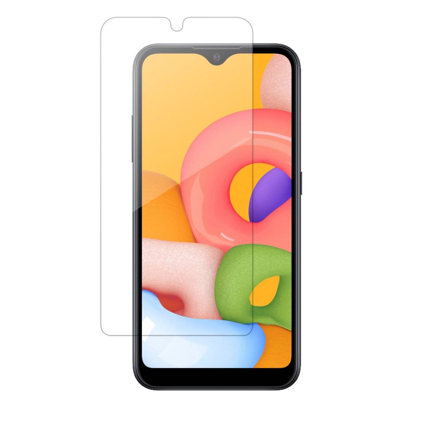 Schutzglas 9H für Samsung Galaxy A01 A015F Displayschutzfolie Schutzfolie Passgenau Glas