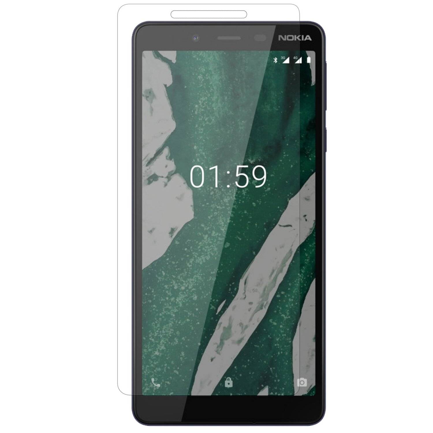 Schutzglas 9H für Nokia 1 PLUS Displayschutzfolie Schutzfolie Passgenau Glas