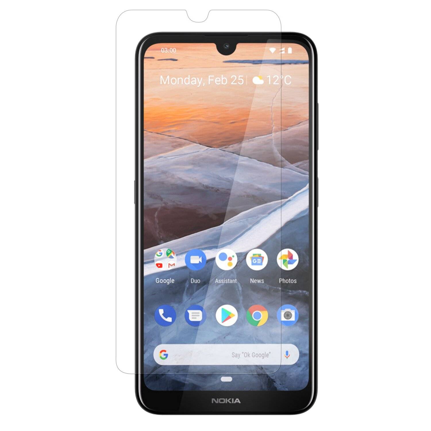 Schutzglas 9H für Nokia 3.2 Displayschutzfolie Schutzfolie Passgenau Glas