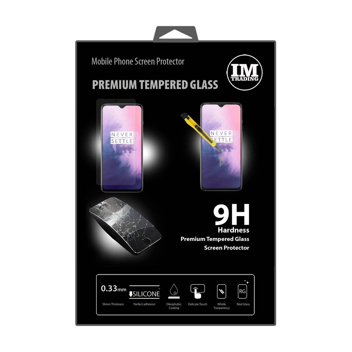 Schutzglas 9H für OnePlus 7 Displayschutzfolie Schutzfolie Passgenau Glas