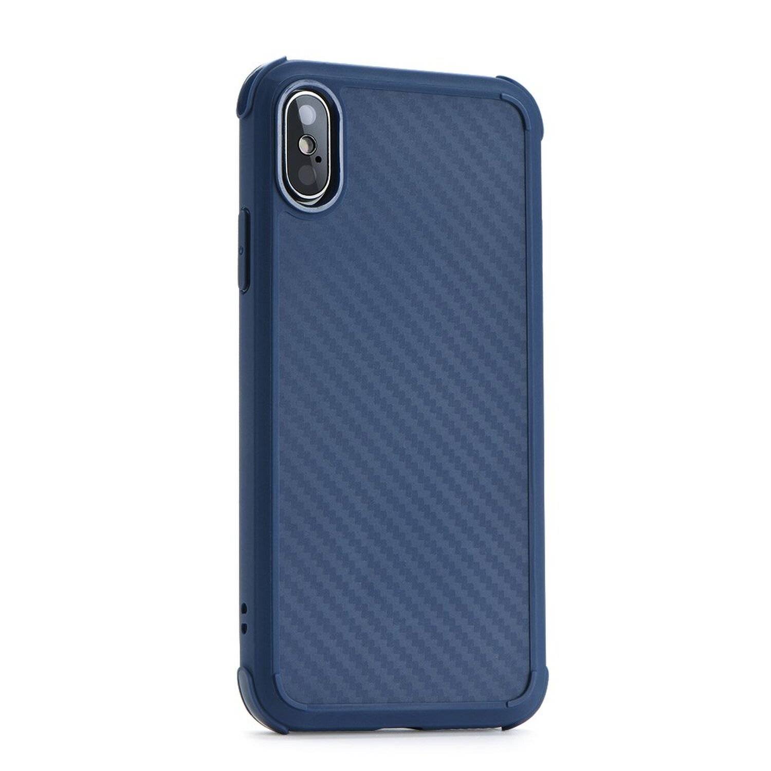 Schutzhülle Bumper Roar Carbon Armor SchutzHülle für Samsung Galaxy S20 Ultra G988B Silikon Hülle Tasche Schutzschale in Blau