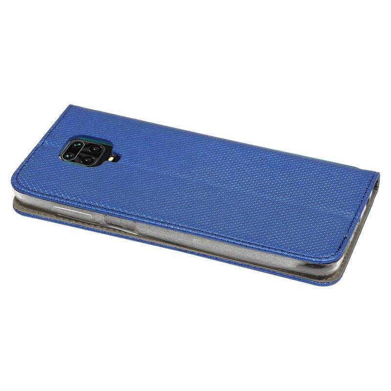 Buch Tasche "Smart" für XIAOMI REDMI NOTE 9 PRO MAX Handy Hülle Etui Brieftasche Schutzhülle mit Standfunktion, Kartenfach Blau