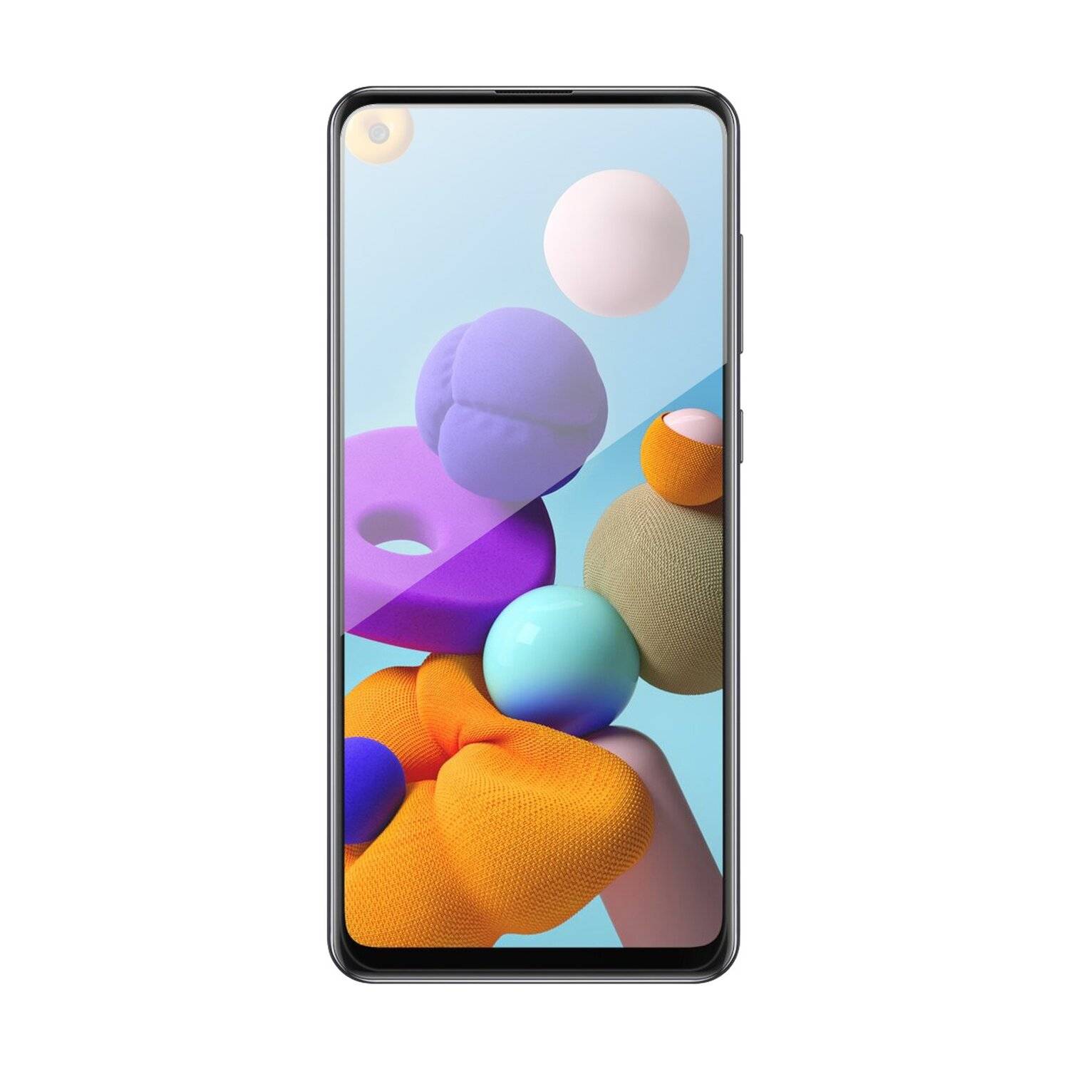 3X Schutz Schutz Glas 9H Tempered Glass Display Schutz Folie Display Glas Screen Protector für Samsung Galaxy A21s A217F
