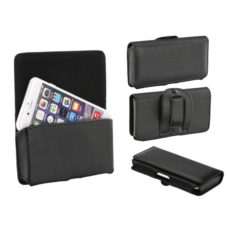 Gürteltasche Universal Handyhülle für Gürtel Tasche Cover Case Quertasche Seiten Hülle Model 10 : 154 x 75 x 8 mm