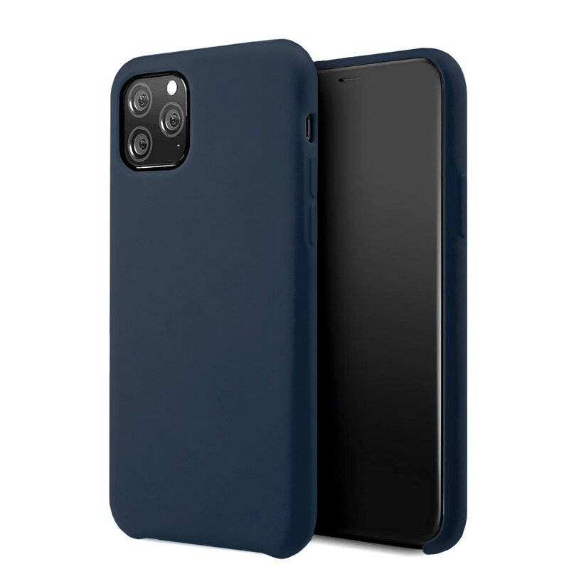 Silikon Soft Case Hülle Schale Bumper Cover Dezent Handyhülle Handyschale Schutz für Huawei P40 Pro in Dunkelblau