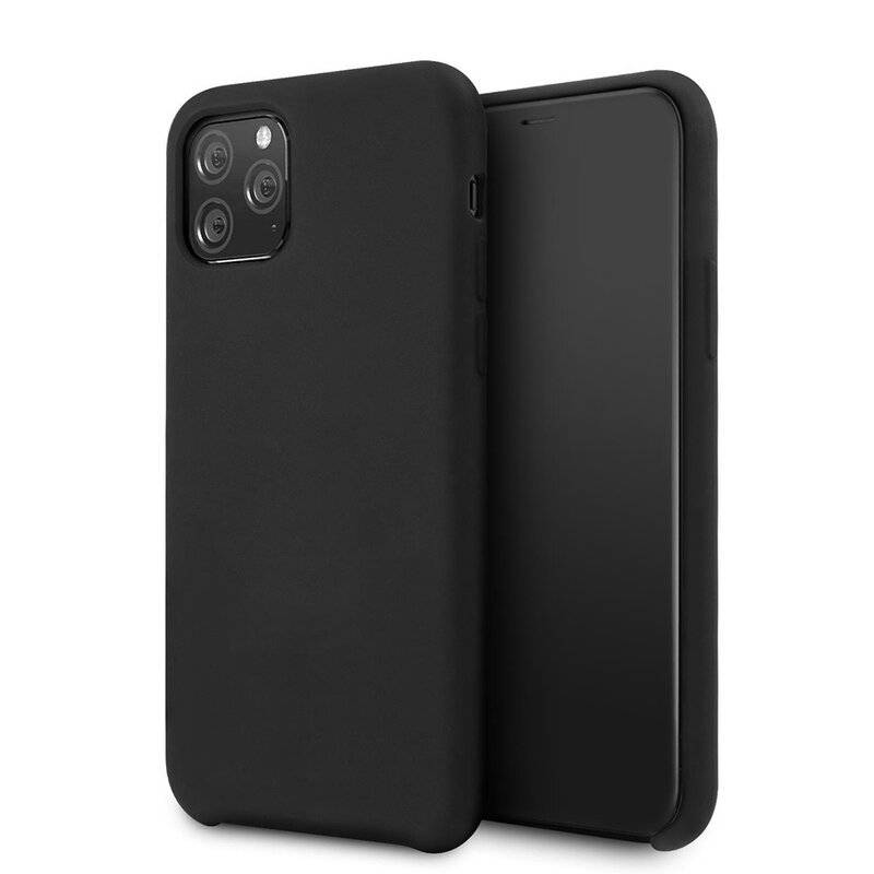 Silikon Soft Case Hülle Schale Bumper Cover Dezent Handyhülle Handyschale Schutz für Huawei P40 Lite in Schwarz