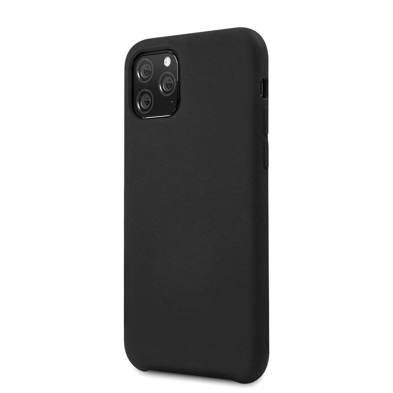 Silikon Soft Case Hülle Schale Bumper Cover Dezent Handyhülle Handyschale Schutz für Huawei P40 Lite in Schwarz