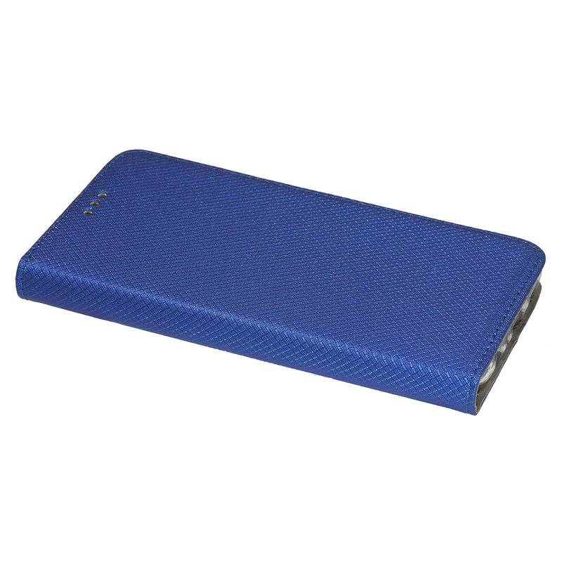 Buch Tasche "Smart" für LG K40S Handy Hülle Etui Brieftasche Schutzhülle mit Standfunktion, Kartenfach Blau