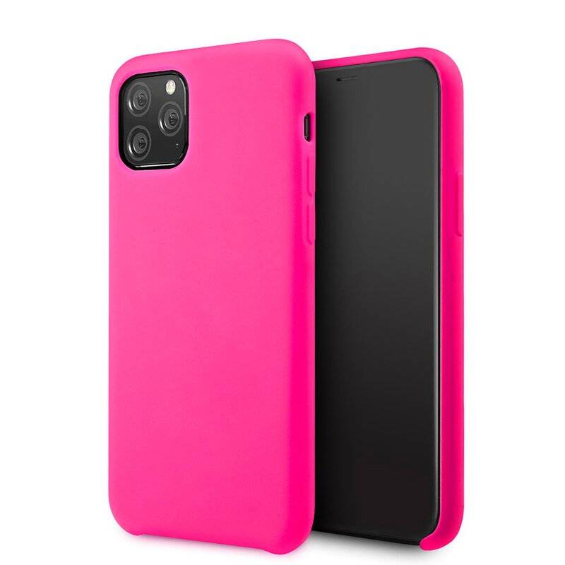 Silikon Soft Case Hülle Schale Bumper Cover Dezent Handyhülle Handyschale Schutz für Huawei P40 Pro in Pink