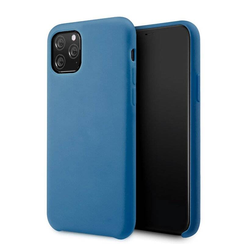 Silikon Soft Case Hülle Schale Bumper Cover Dezent Handyhülle Handyschale Schutz für Huawei P40 Pro in Blau