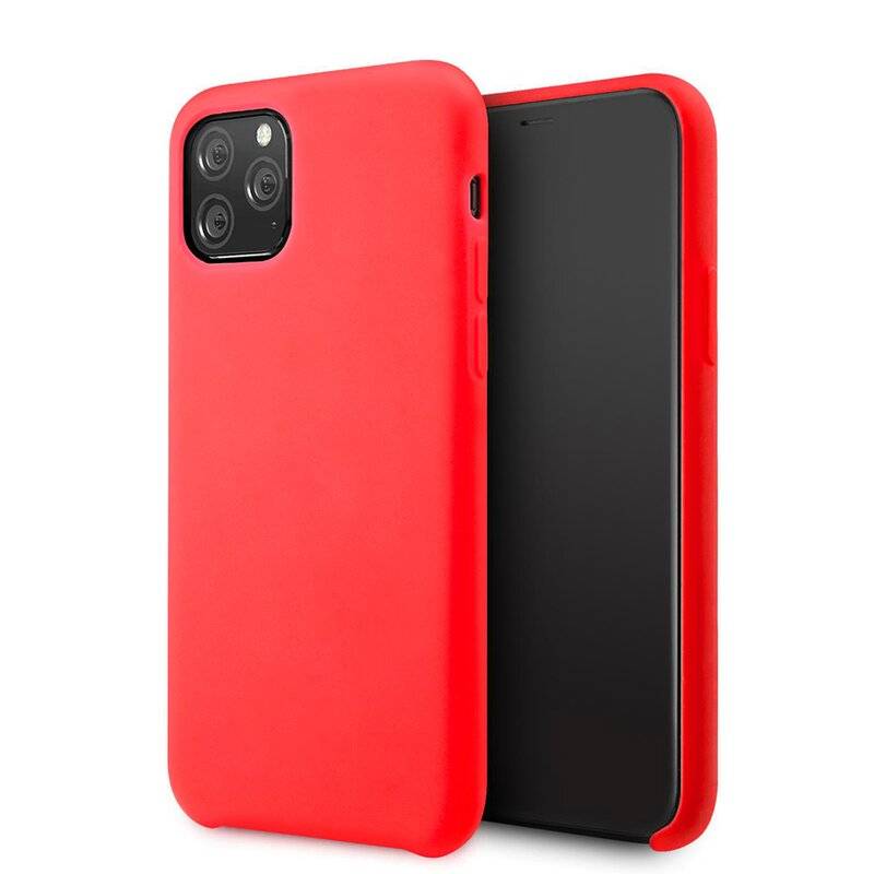Silikon Soft Case Hülle Schale Bumper Cover Dezent Handyhülle Handyschale Schutz für Huawei P40 Pro in Rot
