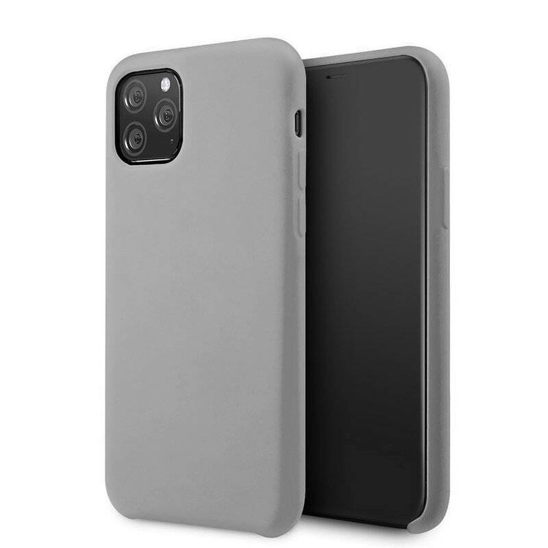 Silikon Soft Case Hülle Schale Bumper Cover Dezent Handyhülle Handyschale Schutz für Huawei P40 in Grau