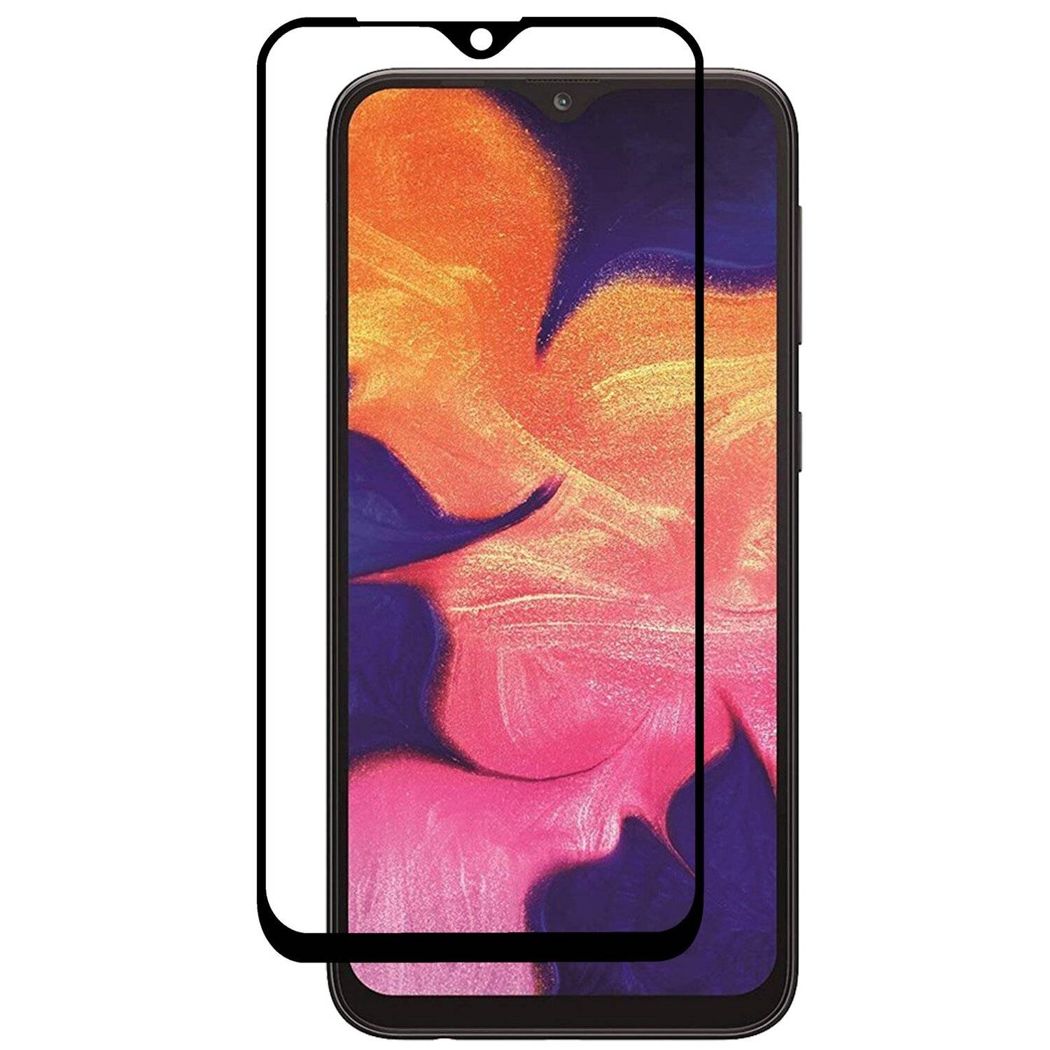 5D Schutz Glas für Samsung Galaxy A10 A105F Curved Schutz Folie Vollständig Klebend und Abdeckung