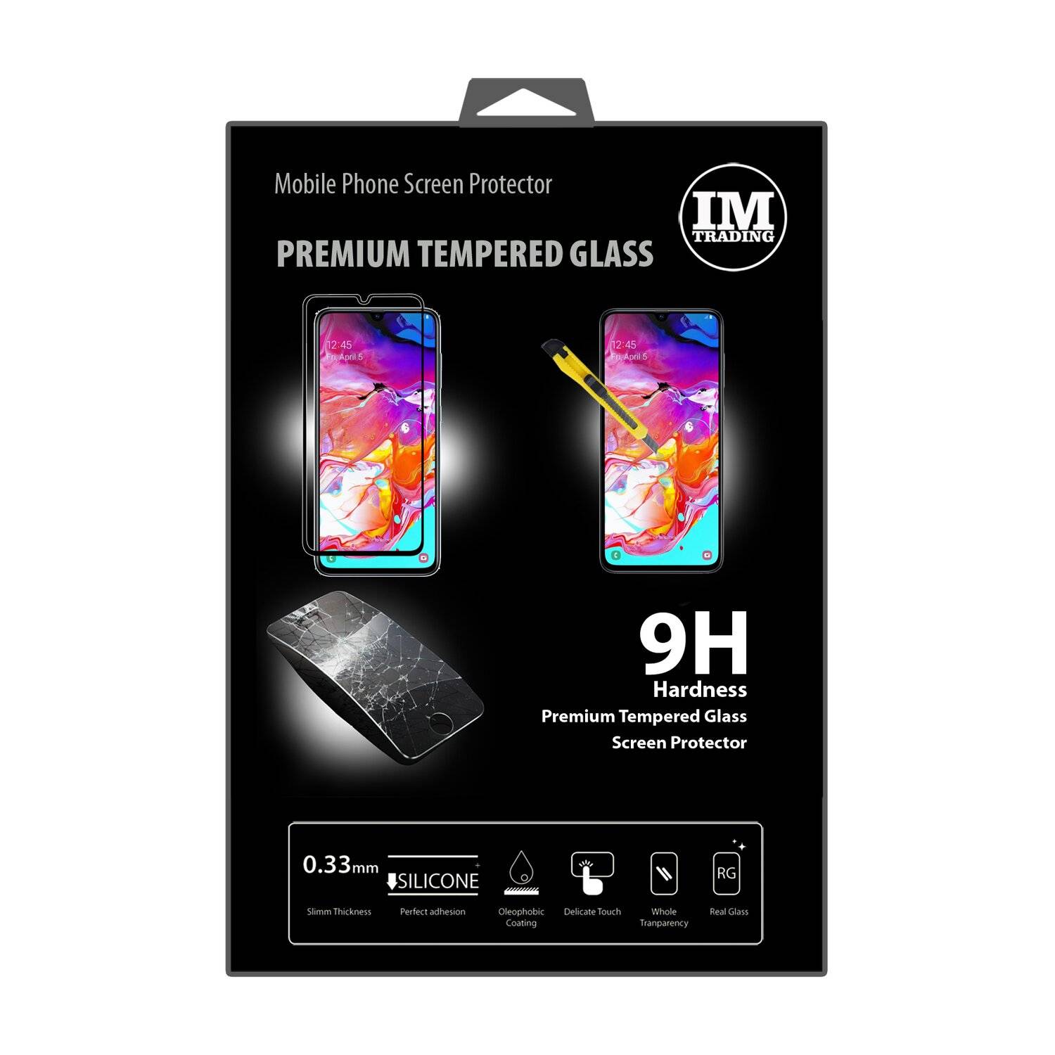 5D Schutz Glas für Samsung Galaxy A70 A705F Curved Schutz Folie Vollständig Klebend und Abdeckung
