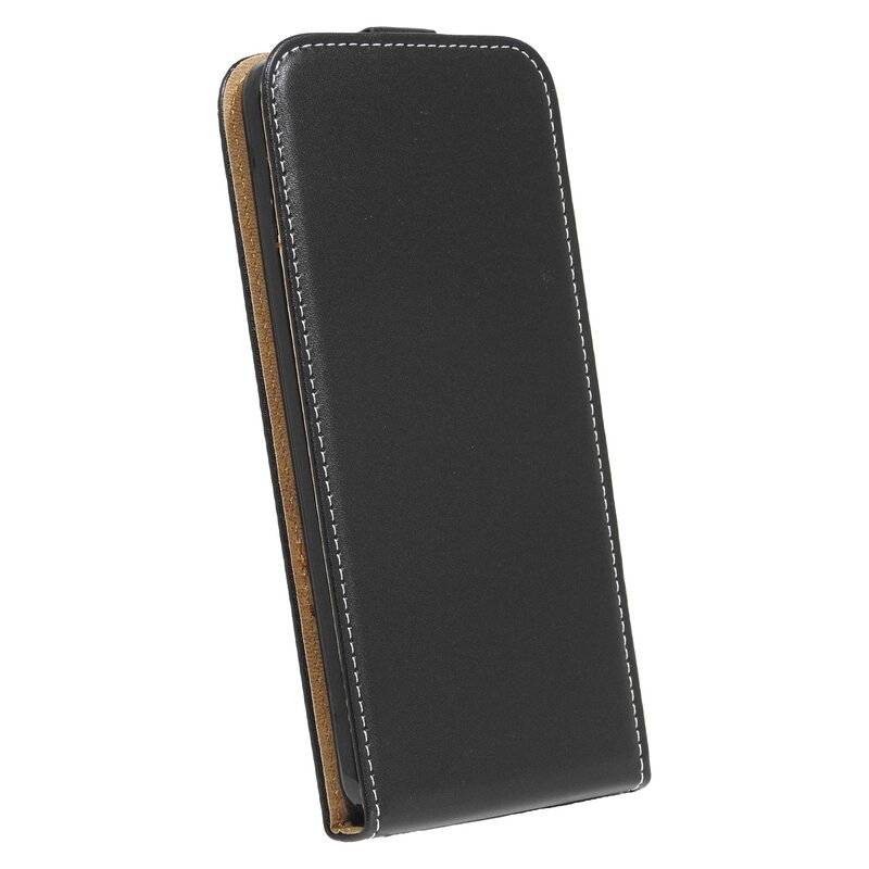 Flip Case für HUAWEI P40 LITE E Handy Tasche vertikal aufklappbar Schutzhülle Klapp Hülle Schwarz