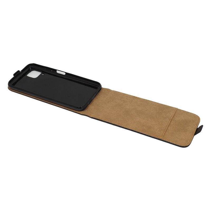 Flip Case für HUAWEI P40 LITE Handy Tasche vertikal aufklappbar Schutzhülle Klapp Hülle Schwarz