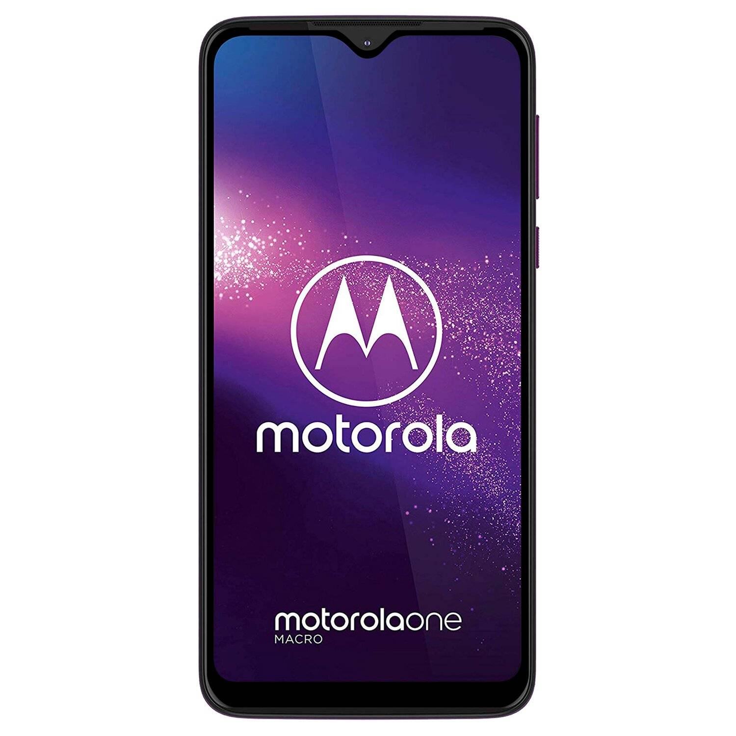 5D Schutz Glas für MOTOROLA ONE MACRO Curved Schutz Folie Vollständig Klebend und Abdeckung